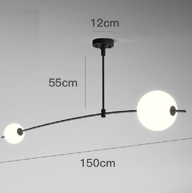 Thông số kỹ thuật đèn đèn treo Algeciras 2 bóng