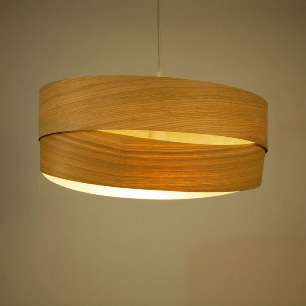 đèn thả trần bàn ăn bằng gỗ